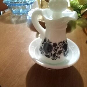 Vintage avon skin so soft pitcher/ bowl